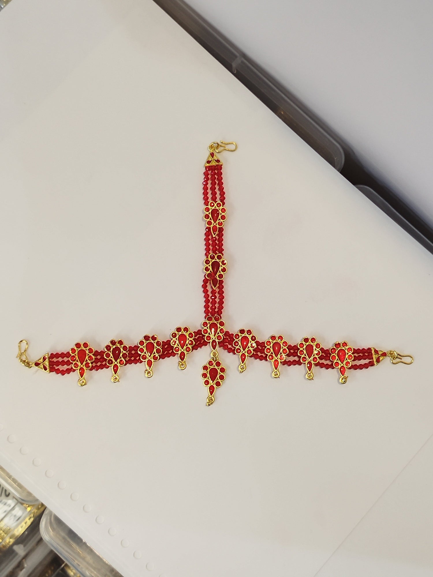 Meenakari Tiara Set