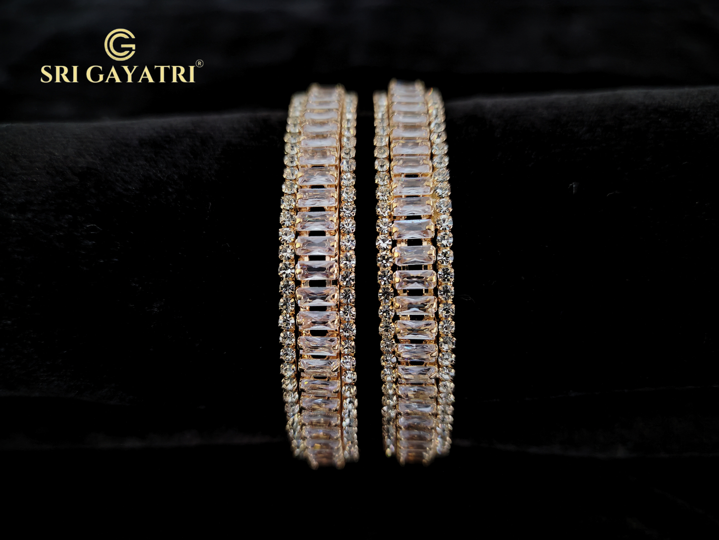 Diamond Bangles 2pcs SGB-306