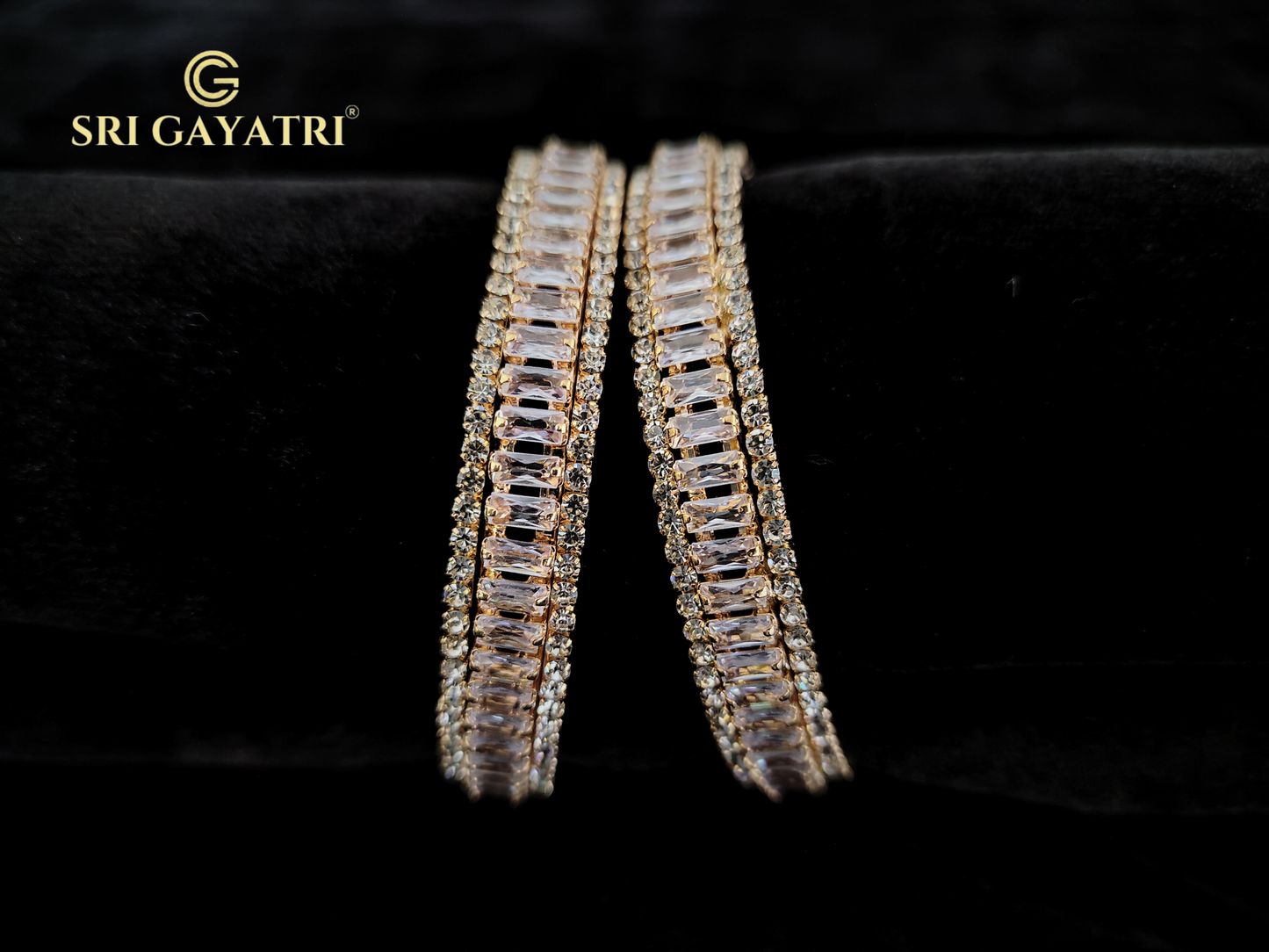 Diamond Bangles 2pcs SGB-306