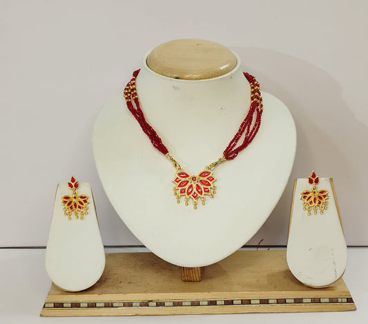 Assamese Meenakari Necklace Set SGN-101