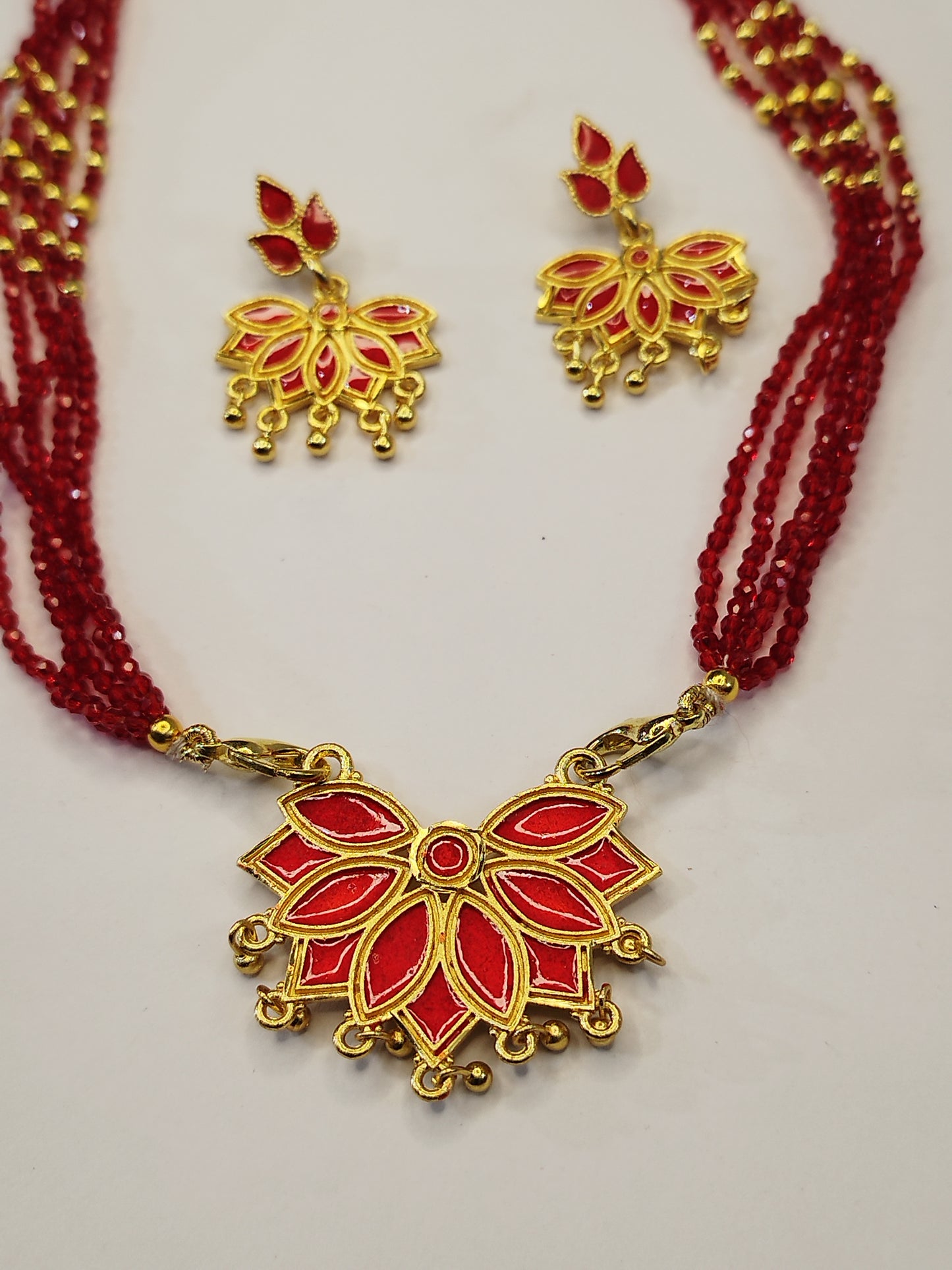 Assamese Meenakari Necklace Set SGN-101