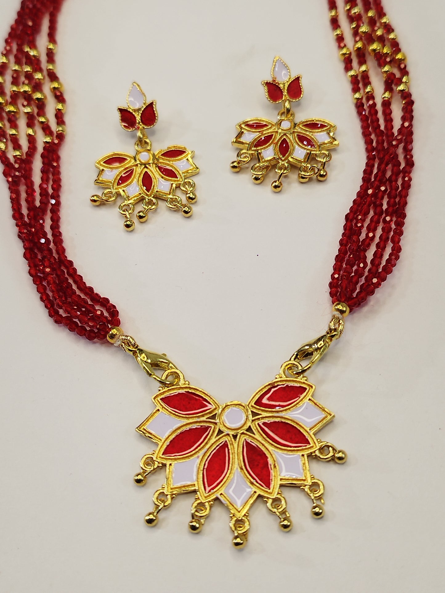 Assamese Meenakari Necklace Set SGN-101