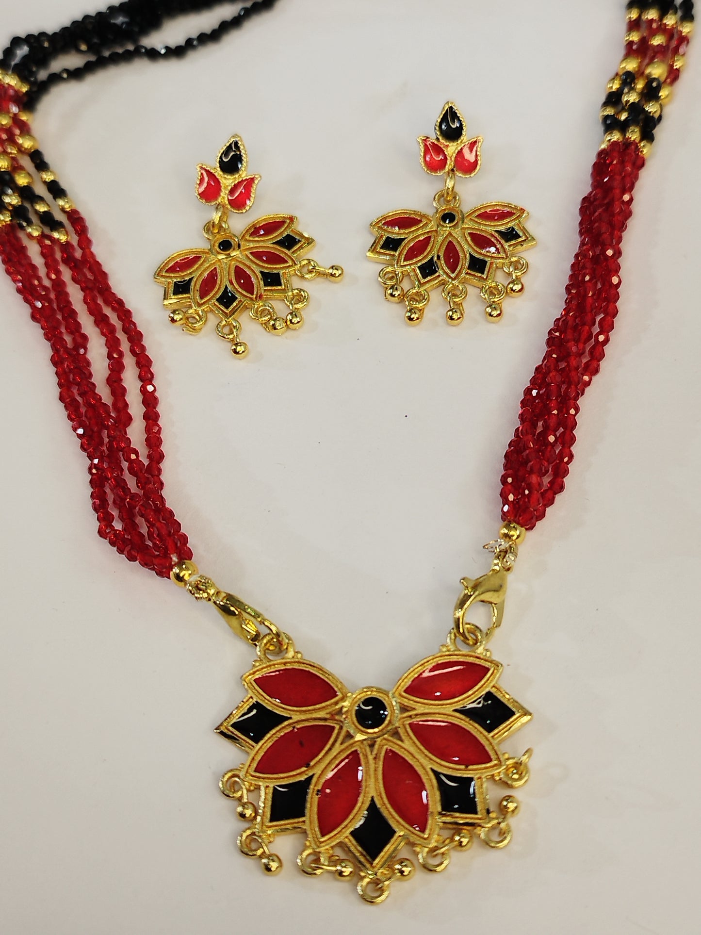 Assamese Meenakari Necklace Set SGN-101