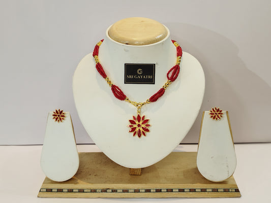 Traditional Assamese Necklace Set SGN-102